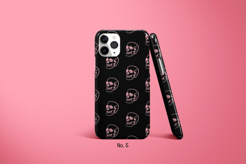 Skull Phone Case, Halloween iPhone 17, 16, 15 Pro Max Case, Skeleton Samsung S25 Case, Spooky Galaxy S24 Cover, Scary Google Pixel 10 Case image 6