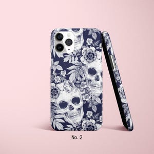 Skull Phone Case, Aesthetic iPhone 17, 16, 15, 14 Pro Case, Skeleton Samsung Galaxy S25, S24, S23 Fe Case, Gothic, Scary Google Pixel Cover image 3