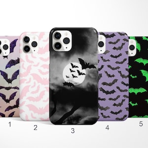 Bat Phone Case, Halloween Phone Cover, Wild Nature iPhone 16, 15, 14 Pro Case, Spooky Samsung Galaxy Case S25, Note 20, Google Pixel 9 Case