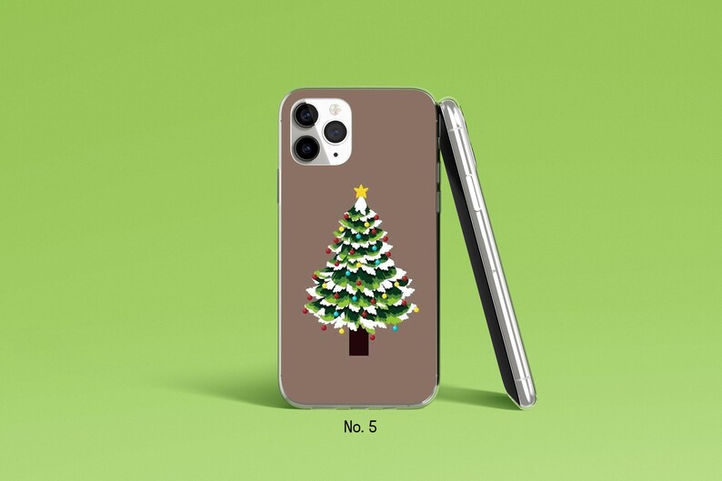 Xmas Phone Case, Christmas Tree Phone Case for iPhone 17, 16, 15 Pro, Samsung Galaxy S25, S24, Festive Google Pixel Case, Winter Phone Case image 6