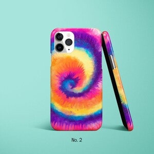 Tie Dye Phone Case, Colorful Phone Case, Hippie iPhone 17, 16, 15 Pro Max Case, Trendy Fun Samsung Galaxy S25 Case, Boho Google Pixel Cover image 3