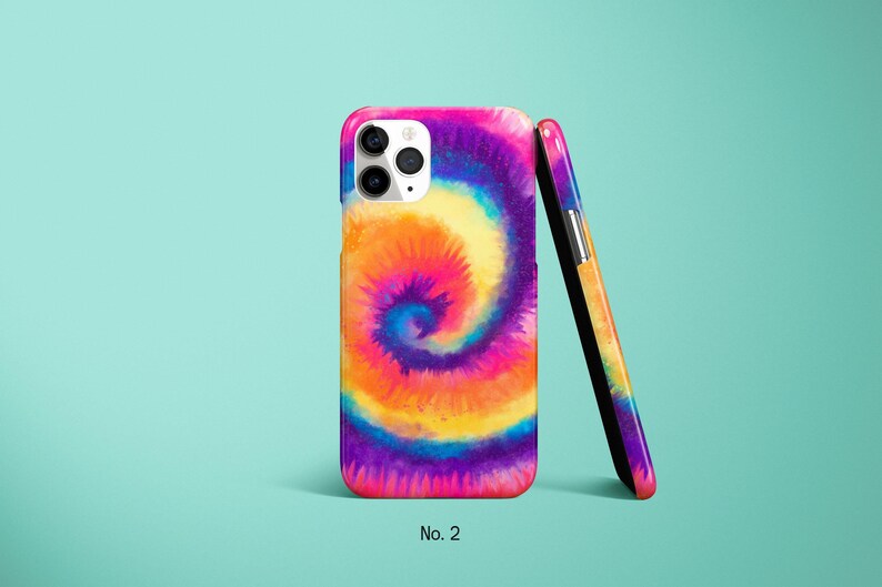 Tie Dye Phone Case, Colorful Phone Case, Hippie iPhone 17, 16, 15 Pro Max Case, Trendy Fun Samsung Galaxy S25 Case, Boho Google Pixel Cover image 3