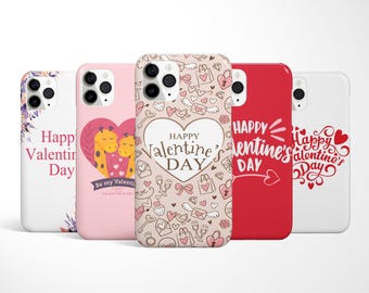 Valentine Phone Case, Happy Valentine's Day Case, Cute Couples Case For iPhone 17, 16, 15 Pro, Samsung Galaxy S25, S24, S23, Google Pixel