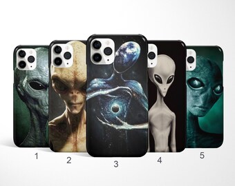 Alien Handyhülle, Astro Celestial Samsung S25 Hülle, UFO Handyhülle, Outer Space iPhone 17 Hülle, Google Pixel 10 Hülle, Trippy Hülle