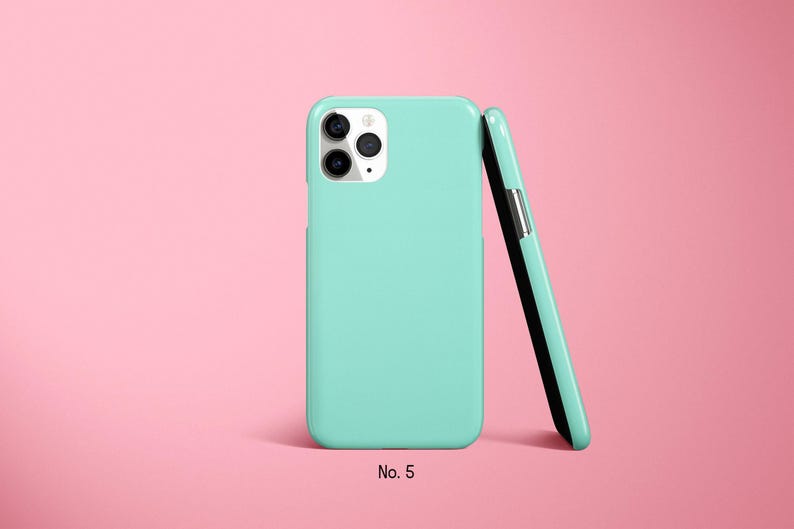 Pastel Phone Case, Solid Color Case, Block Coloured Covers for iPhone 17, 16, 15 Pro Max, Samsung Galaxy S25 Ultra, S24FE, Google Pixel Case image 6