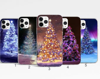 Xmas Phone Case, Christmas Tree Phone Case, iPhone 17, 16, 15, 14 Pro Max, Winter Samsung Galaxy S25 Plus, S24 FE, Festive Google Pixel Case