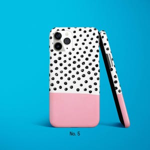 Polka Dot Phone Case, Abstract Phone Cover, iPhone 17, 16, 15 Pro Max, Samsung Galaxy S25, S24, Spotted Google Pixel Case, Modern Phone Case image 6