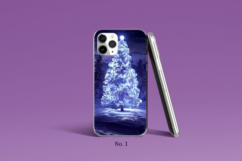 Xmas Phone Case, Christmas Tree Phone Case, iPhone 17, 16, 15, 14 Pro Max, Winter Samsung Galaxy S25 Plus, S24 FE, Festive Google Pixel Case image 2