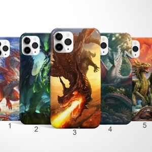 Dragon Phone Case Fantastic Phone Cover for iPhone 16, 15, 14, 13 Pro Max, Galaxy S25, S24, Samsung Galaxy Note 20 Case, Google Pixel 9 Case