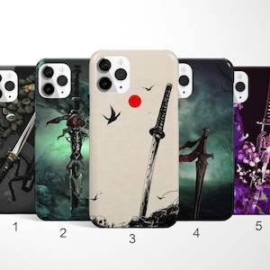 Katana Handyhülle, iPhone Case für iPhone 16, 15, 14, 13 Pro Max, Samsung S25, S24, S23 Ultra, S21 Fe, Google Pixel 9 Pro