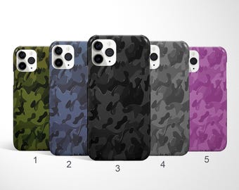 Camo Phone Case Army Camouflage Cover For iPhone 17, 16, 15, 14 Pro Max, Military Samsung Galaxy S25 Ultra, S24, S23 Case, Google Pixel Case