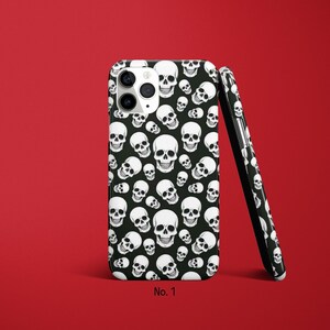 Skull Phone Case, Halloween iPhone 17, 16, 15 Pro Max Case, Skeleton Samsung S25 Case, Spooky Galaxy S24 Cover, Scary Google Pixel 10 Case image 2