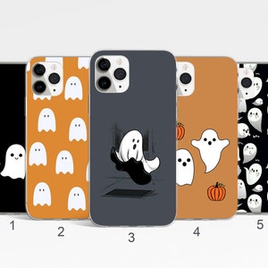 Ghost Phone Case, Halloween iPhone 16, 15 Pro Max Case, Spirit Samsung S25, S24 Case, Spooky Galaxy Note 20 Cover, Ghostly Google Pixel Case
