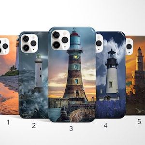Lighthouse Phone Case, Light Phone Case for iPhone 16, 15, 14, 13 Pro Max, Samsung Note 20, S25 Ultra, S24, S23 FE, Google Pixel 9 Pro Cover
