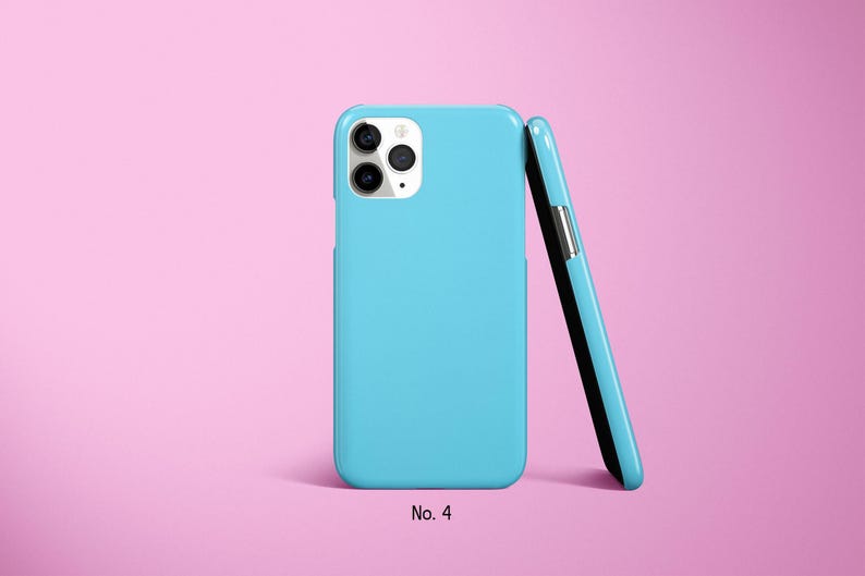 Pastel Phone Case, Solid Color Case, Block Coloured Covers for iPhone 17, 16, 15 Pro Max, Samsung Galaxy S25 Ultra, S24FE, Google Pixel Case image 5
