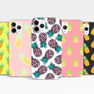 Pineapple Phone Case, Fruit iPhone 17, 16e, 15, 14 Pro Max Case, Tropical Samsung Case, Summer Galaxy S25, S24 FE Case, Google Pixel 9 Cover