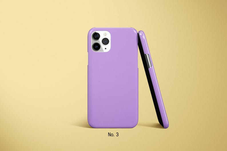 Pastel Phone Case, Solid Color Case, Block Coloured Covers for iPhone 17, 16, 15 Pro Max, Samsung Galaxy S25 Ultra, S24FE, Google Pixel Case image 4