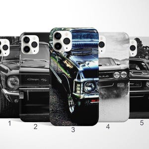Funda para teléfono con diseño de coche vintage para iPhone 17, 16, 15 y 14 Pro Max, ideal para amantes de los coches, Samsung Galaxy S25 Ultra, S24 y S23, y Google Pixel.