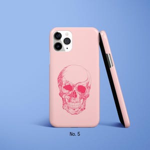 Skull Phone Case, Aesthetic iPhone 17, 16, 15, 14 Pro Case, Skeleton Samsung Galaxy S25, S24, S23 Fe Case, Gothic, Scary Google Pixel Cover image 6