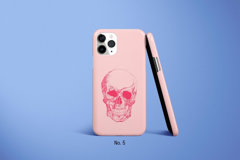 Skull Phone Case, Aesthetic iPhone 17, 16, 15, 14 Pro Case, Skeleton Samsung Galaxy S25, S24, S23 Fe Case, Gothic, Scary Google Pixel Cover image 6