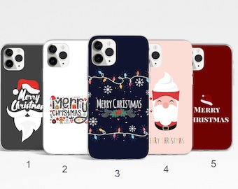 Christmas Phone Case, Festive Phone Cover for iPhone 17, 16e, 15 Pro Max, Samsung Galaxy S25, Xmas Google Pixel 10 Case, Winter Phone Case