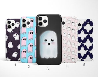Ghost Phone Case, Halloween iPhone 17, 16 Pro Max Case, Spirit Samsung S23 FE Case, Spooky Galaxy S25 Ultra Cover, Ghostly Google Pixel Case