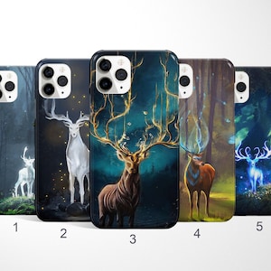 Deer Phone Case, Animal iPhone Cover for iPhone 16, 15 Plus, 14 Pro Max, Samsung S25 Ultra, S24, S23 Fe, Galaxy Note 20, Google Pixel 9 Case
