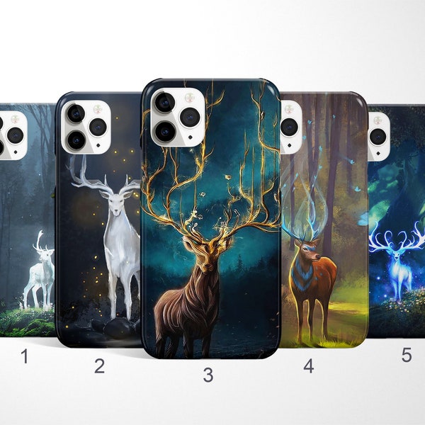 Deer Phone Case, Animal iPhone Cover for iPhone 14, 13 Mini, 15 Pro Max, Samsung S23 Ultra, S22, S21 Fe, Galaxy Note 20, Google Pixel 7 Case