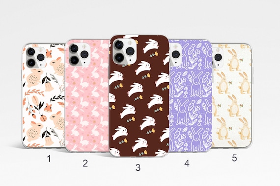 Bunny Phone Case Rabbit Phone Case, iPhone 17, 16, 15, 14 Pro, Easter Samsung Galaxy S25 Ultra, S24 Plus, S23 Case, Spring Google Pixel Case