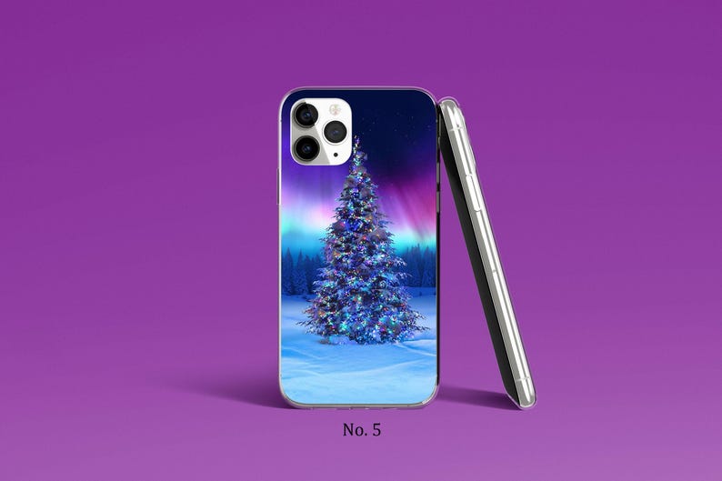 Xmas Phone Case, Christmas Tree Phone Case, iPhone 17, 16, 15, 14 Pro Max, Winter Samsung Galaxy S25 Plus, S24 FE, Festive Google Pixel Case image 6