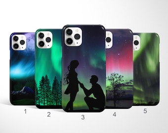 Funda Aurora Borealis, Funda Aurora Boreal para iPhone 17, Funda Luces Polares para Samsung S25, Funda Aurora Polaris para Google Pixel 10