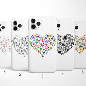 Hearts Phone Case, Valentine&#39;s Day Phone Case, Cute iPhone 16 Pro Max Case, Romantic Samsung Galaxy Note 20, S25 Case, Couples Google Pixel