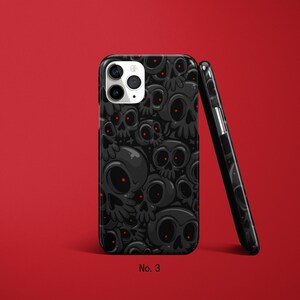 Skull Phone Case, Halloween iPhone 17, 16, 15 Pro Max Case, Skeleton Samsung S25 Case, Spooky Galaxy S24 Cover, Scary Google Pixel 10 Case image 4
