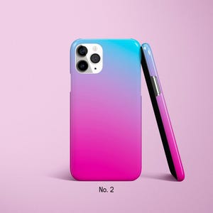 Funda ombré para iPhone 17, 16 Pro Max, funda neón para Samsung Galaxy S25 Ultra, S24 FE, funda brillante para Google Pixel imagen 3