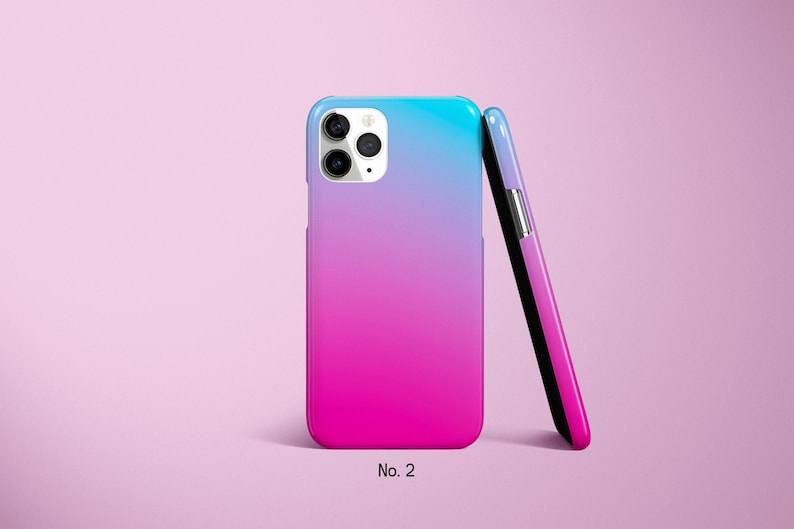 Funda ombré para iPhone 17, 16 Pro Max, funda neón para Samsung Galaxy S25 Ultra, S24 FE, funda brillante para Google Pixel imagen 3