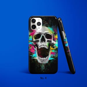 Skull Phone Case, Aesthetic iPhone 17, 16, 15, 14 Pro Case, Skeleton Samsung Galaxy S25, S24, S23 Fe Case, Gothic, Scary Google Pixel Cover image 5