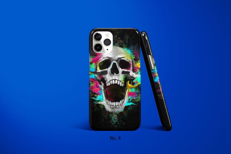 Skull Phone Case, Aesthetic iPhone 17, 16, 15, 14 Pro Case, Skeleton Samsung Galaxy S25, S24, S23 Fe Case, Gothic, Scary Google Pixel Cover image 5