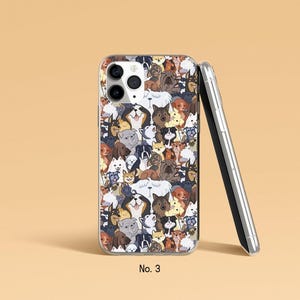 Hund Handyhülle, Welpe Handyhülle für iPhone 17, 16, 15, 14 Pro Max, Doggy Handyhülle, Samsung Galaxy S25, S24, S23FE, Haustier Google Pixel Hülle Bild 4