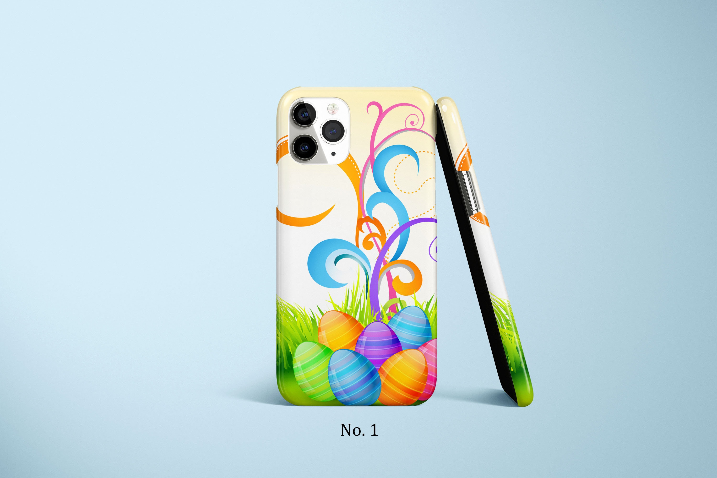 Easter Phone Case Easter Eggs Phone Cover For iPhone 12 11 Etsy