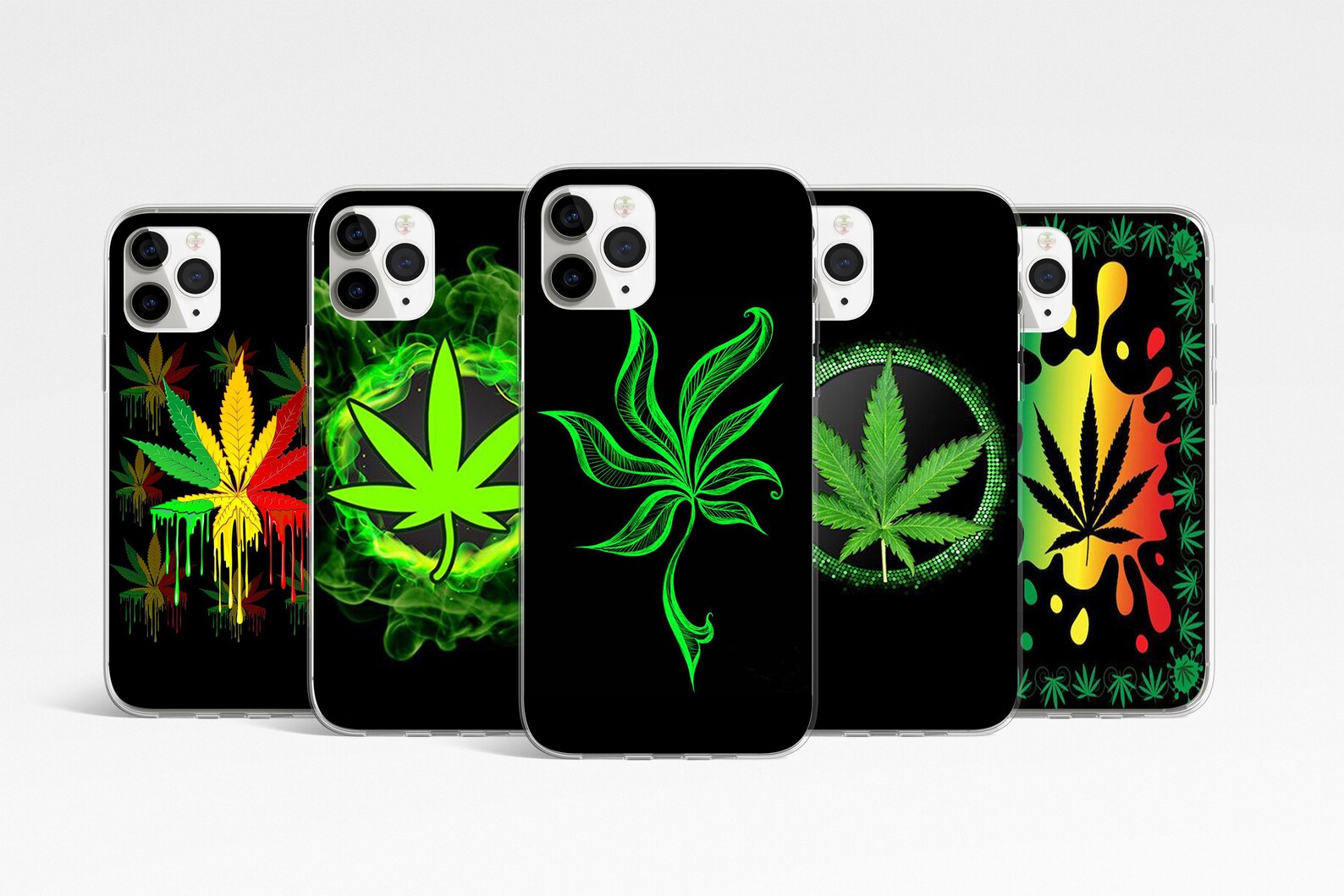 Cannabis Phone Case Weed Cover for iPhone 7 8 XS XR 11 Etsy