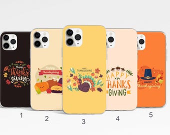 Funda de Acción de Gracias, funda de otoño para iPhone 17, 16, 15 Pro Max, Samsung Galaxy S25, funda de otoño para Google Pixel 10, funda de calabaza