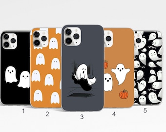 Geist Handyhülle, Halloween iPhone 17, 16, 15 Pro Max Handyhülle, Geist Samsung Galaxy S25 Plus, S24, Ghostly Google Pixel Hülle