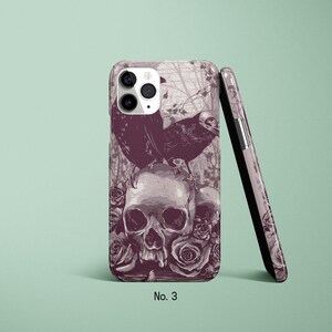 Skull Phone Case, Aesthetic iPhone 17, 16, 15, 14 Pro Case, Skeleton Samsung Galaxy S25, S24, S23 Fe Case, Gothic, Scary Google Pixel Cover image 4