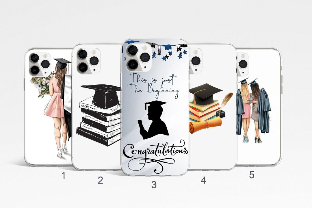 Graduation Phone Case, Celebration Case, Bachelor Cap iPhone 17, 16, 15 ...