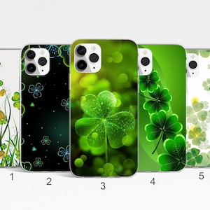 Klee Handyhülle, Kleeblatt iPhone 17, 16, 15, 14 Plus Case, St. Patrick's Day Samsung Galaxy S25Ultra, S24 FE Case, Lucky Case, Irish Luck