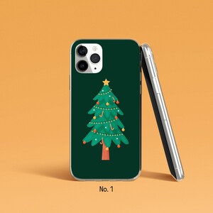 Xmas Phone Case, Christmas Tree Phone Case for iPhone 17, 16, 15 Pro, Samsung Galaxy S25, S24, Festive Google Pixel Case, Winter Phone Case image 2