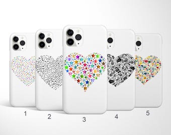 Cover per telefono con cuori, cover per telefono per San Valentino, cover carina per iPhone 17 Pro Max, cover romantica per Samsung Galaxy S25 Ultra, cover per S24, cover per coppie per Google Pixel