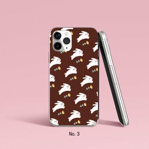 Bunny Phone Case Rabbit Phone Case, iPhone 17, 16, 15, 14 Pro, Easter Samsung Galaxy S25 Ultra, S24 Plus, S23 Case, Spring Google Pixel Case image 4