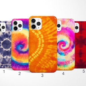 Tie Dye Phone Case, Colorful Phone Case, Hippie iPhone 17, 16, 15 Pro Max Case, Trendy Fun Samsung Galaxy S25 Case, Boho Google Pixel Cover