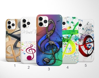 Treble Clef Phone Case, Music Themed iPhone 16 Case, GClef iPhone Case, Music Notes Samsung S25 Case, Music Sheet Phone Case, Google Pixel 9